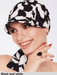 Cappello CARA I Pronta Consegna 24/48 ore - Wig Love - TurbanteBlack and white
