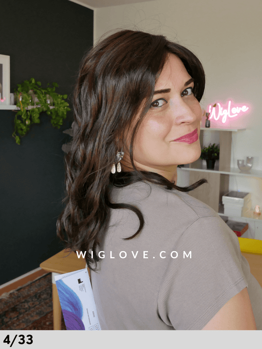 CARLA - attaccatura naturale, riga sinistra - Wig Love - Parrucca Sintetica4/33