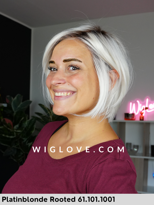 CASEY MONO PART - lace front, left part