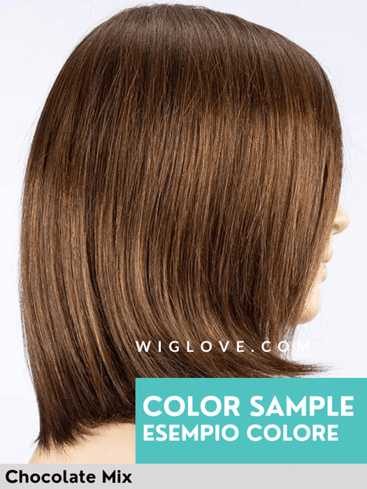 CATCH - capelli misti - riga libera, attaccatura naturale - Wig Love - Parrucca Capelli MistiChocolate Mix