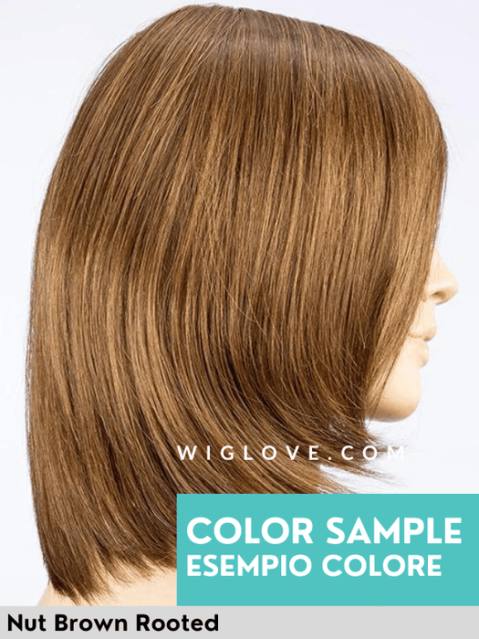 CATCH - capelli misti - riga libera, attaccatura naturale - Wig Love - Parrucca Capelli MistiChocolate Mix