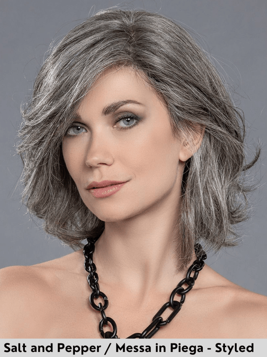 CATCH - capelli misti - riga libera, attaccatura naturale - Wig Love - Parrucca Capelli MistiNut Brown mix