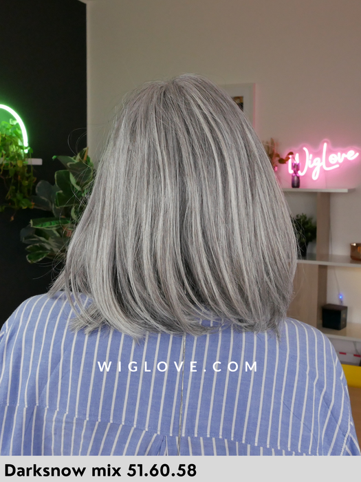 CATCH MONO - human hair synthetic blend - free parting, lace front