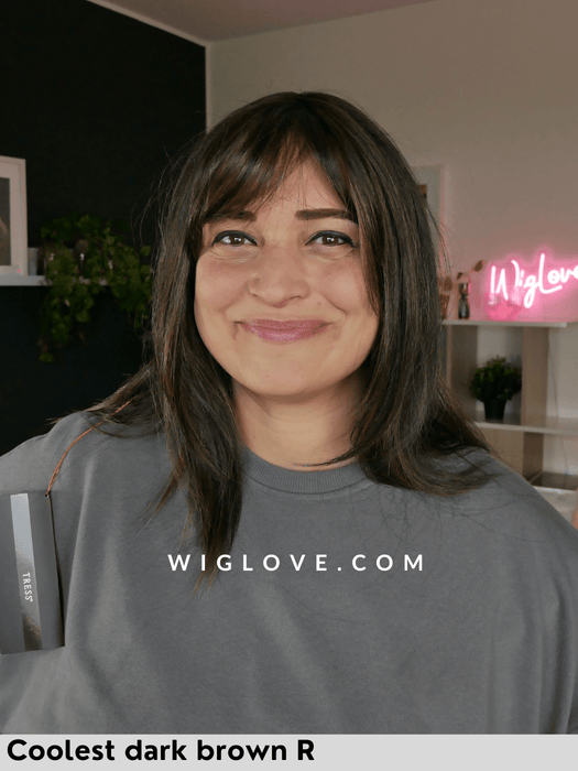 cavalli belle tress lux se parrucca piastrabile termoresistente con frangetta liscia lacefront monofilamento fatta a mano