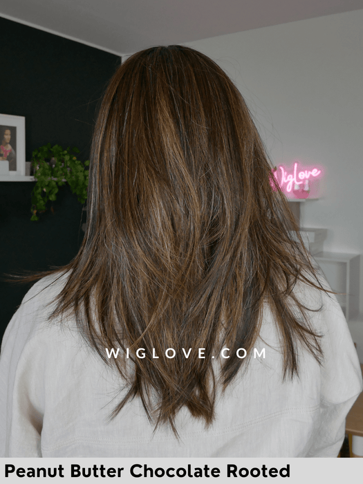 cavalli belle tress lux se parrucca piastrabile termoresistente con frangetta liscia lacefront monofilamento fatta a mano