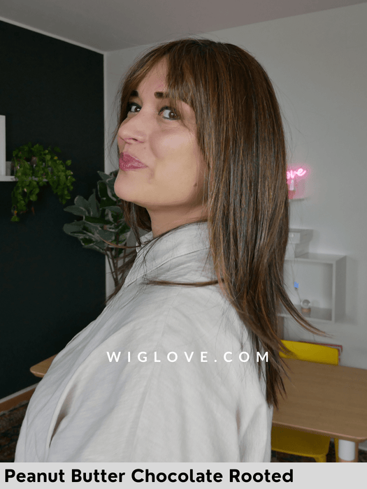 cavalli belle tress lux se parrucca piastrabile termoresistente con frangetta liscia lacefront monofilamento fatta a mano