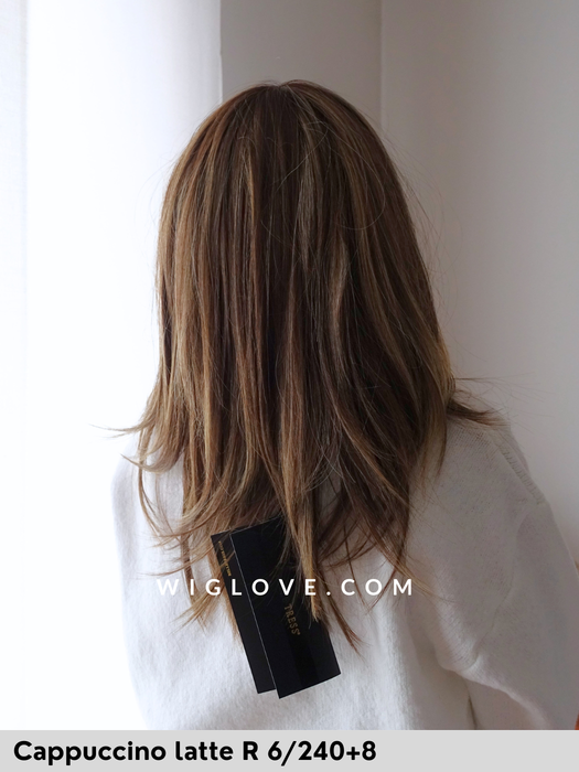 cavalli belle tress lux se parrucca piastrabile termoresistente con frangetta liscia lacefront monofilamento fatta a mano