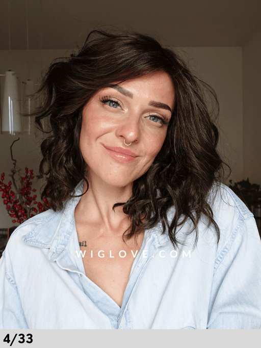 chacha rokoko hair company parrucca mossa alle spalle taglia s-m fibra sintetica tradizionale lacefront riga libera dispositivo medico ce