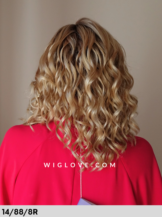 chacha rokoko hair company parrucca mossa alle spalle taglia s-m fibra sintetica tradizionale lacefront riga libera dispositivo medico ce