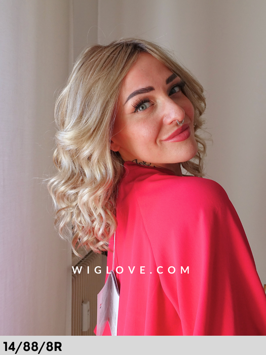 chacha rokoko hair company parrucca mossa alle spalle taglia s-m fibra sintetica tradizionale lacefront riga libera dispositivo medico ce