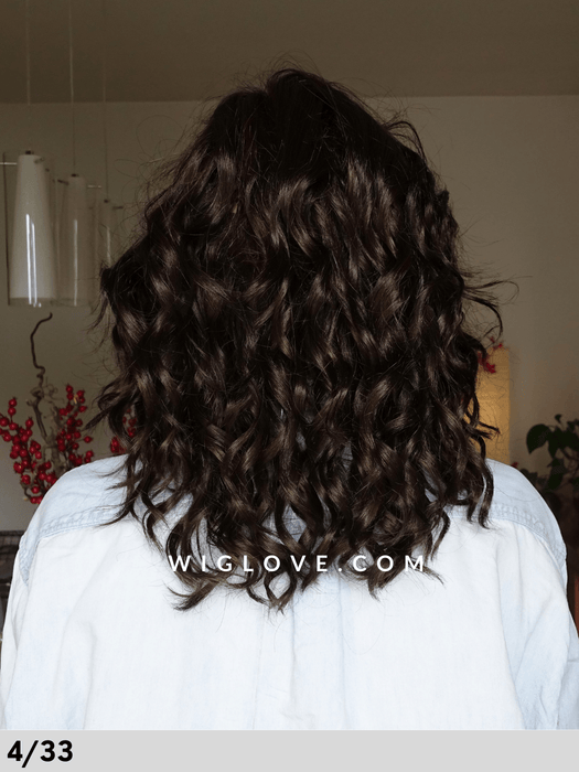 chacha rokoko hair company parrucca mossa alle spalle taglia s-m fibra sintetica tradizionale lacefront riga libera dispositivo medico ce