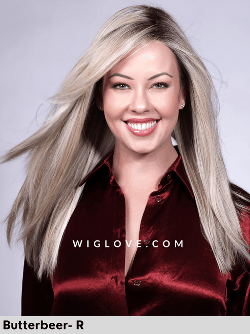 CHAMPION - 100% fatta a mano, attaccatura estesa, antiscivolo - Wig Love - Parrucca SinteticaButterbeer Rooted