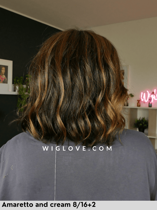 charlotte gisela mayer parrucca mossa alle spalle ondulata con attaccatura naturale e riga centrale vision 3000 taglia M