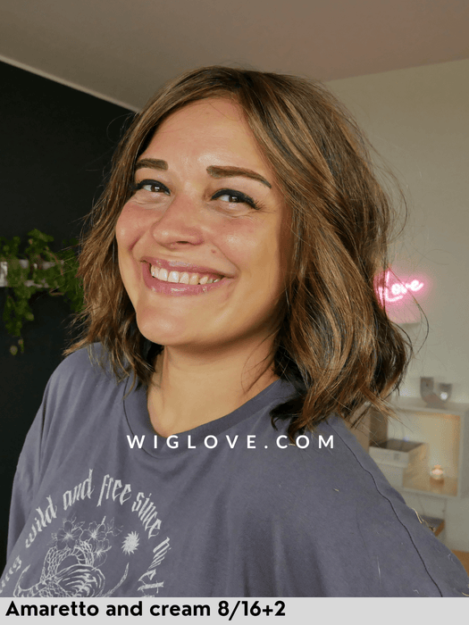 charlotte gisela mayer parrucca mossa alle spalle ondulata con attaccatura naturale e riga centrale vision 3000 taglia M