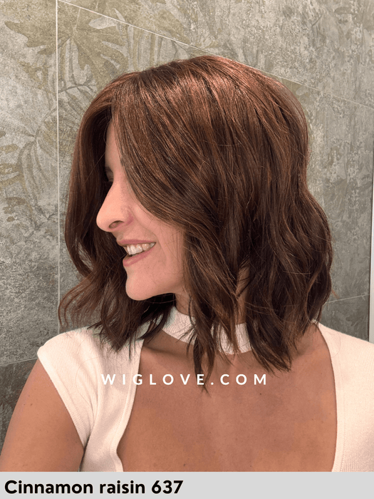 charlotte gisela mayer parrucca mossa alle spalle ondulata con attaccatura naturale e riga centrale vision 3000 taglia M