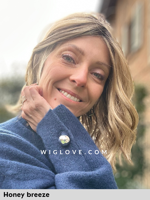 charlotte gisela mayer parrucca mossa alle spalle ondulata con attaccatura naturale e riga centrale vision 3000 taglia M