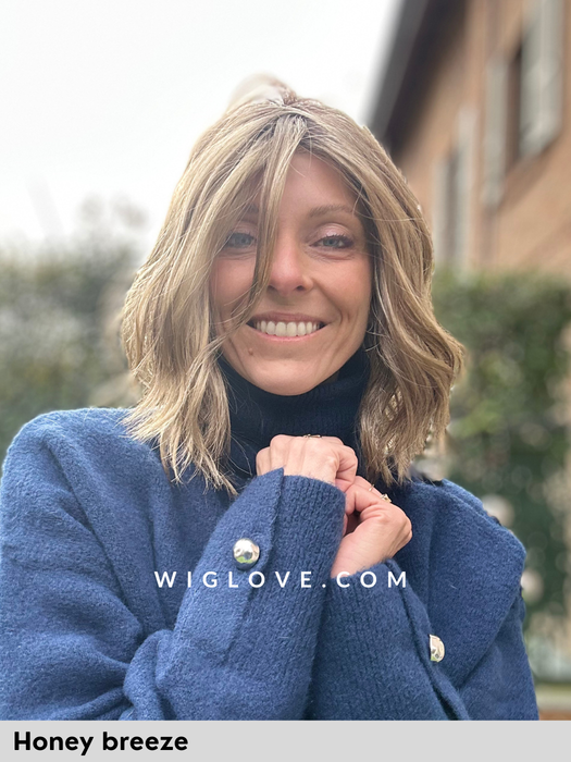 charlotte gisela mayer parrucca mossa alle spalle ondulata con attaccatura naturale e riga centrale vision 3000 taglia M