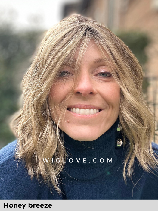 charlotte gisela mayer parrucca mossa alle spalle ondulata con attaccatura naturale e riga centrale vision 3000 taglia M