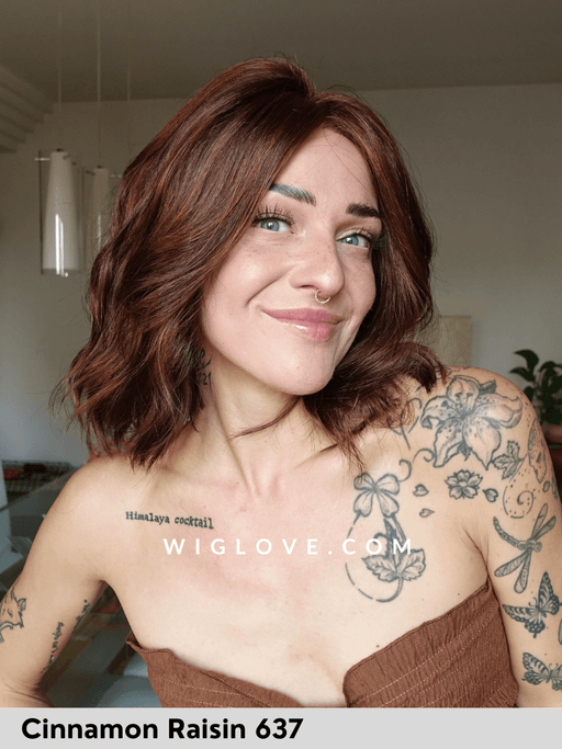 charlotte gisela mayer parrucca mossa alle spalle ondulata con attaccatura naturale e riga centrale vision 3000 taglia M