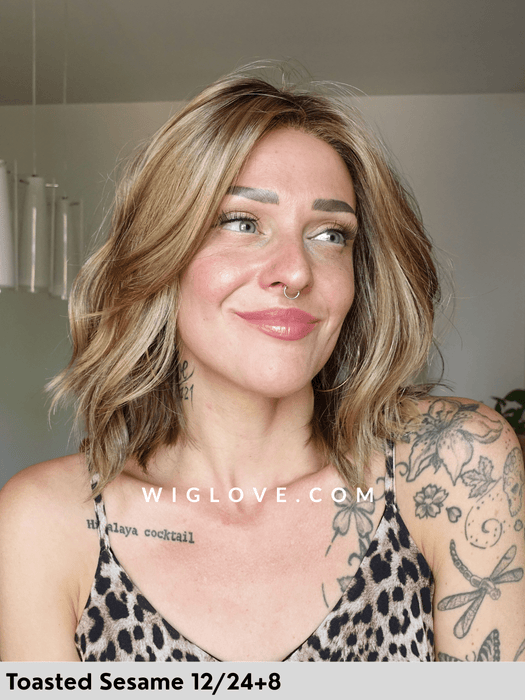 charlotte gisela mayer parrucca mossa alle spalle ondulata con attaccatura naturale e riga centrale vision 3000 taglia M