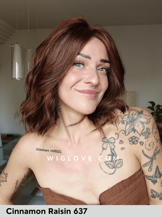 charlotte gisela mayer parrucca mossa alle spalle ondulata con attaccatura naturale e riga centrale vision 3000 taglia M