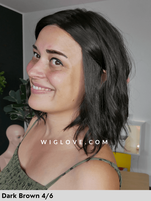 charlotte gisela mayer parrucca mossa alle spalle ondulata con attaccatura naturale e riga centrale vision 3000 taglia M