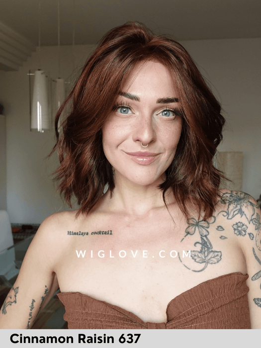 charlotte gisela mayer parrucca mossa alle spalle ondulata con attaccatura naturale e riga centrale vision 3000 taglia M