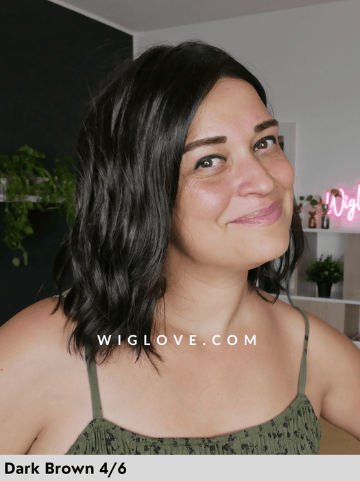 charlotte gisela mayer parrucca mossa alle spalle ondulata con attaccatura naturale e riga centrale vision 3000 taglia M