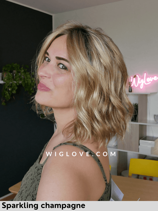 charlotte gisela mayer parrucca mossa alle spalle ondulata con attaccatura naturale e riga centrale vision 3000 taglia M