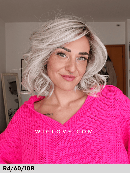 cheerful parrucca sintetica termoresistente rokoko caschetto mosso lacefront riga sinistra dispositivo medico ce