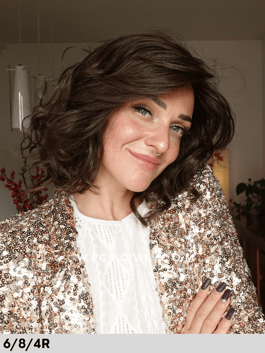 cheerful parrucca sintetica termoresistente rokoko caschetto mosso lacefront riga sinistra dispositivo medico ce