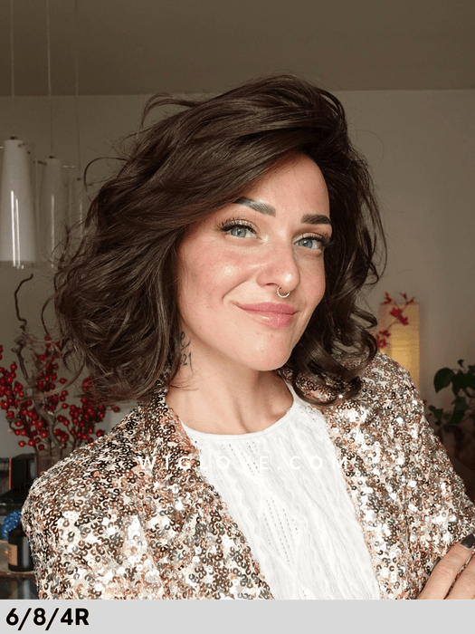 cheerful parrucca sintetica termoresistente rokoko caschetto mosso lacefront riga sinistra dispositivo medico ce