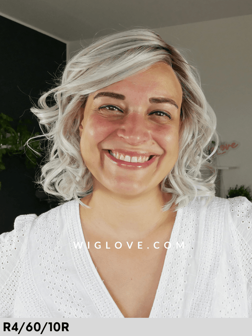 cheerful parrucca sintetica termoresistente rokoko caschetto mosso lacefront riga sinistra dispositivo medico ce