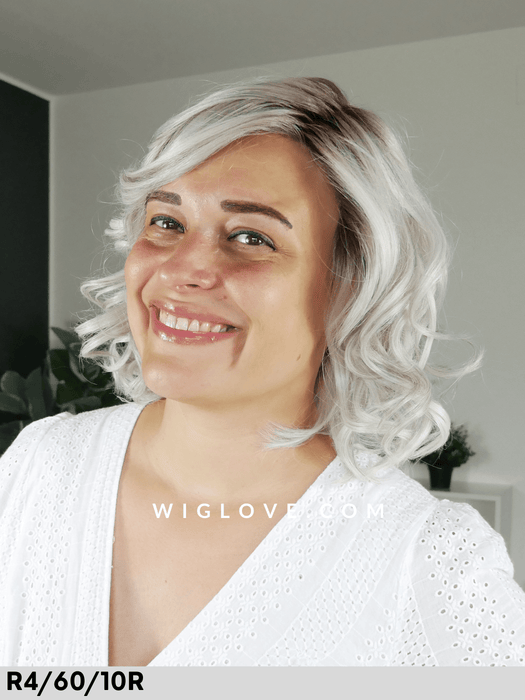 cheerful parrucca sintetica termoresistente rokoko caschetto mosso lacefront riga sinistra dispositivo medico ce