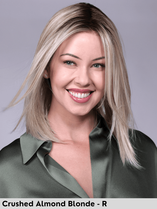 CHELSEA I Pronta Consegna 24/48 ore - Wig Love - Parrucca SinteticaCrushed Almond Blonde Rooted