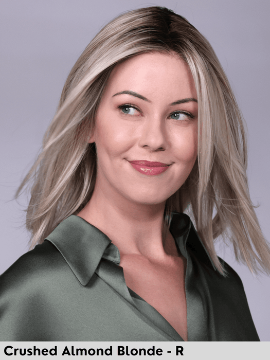 CHELSEA I Pronta Consegna 24/48 ore - Wig Love - Parrucca SinteticaCrushed Almond Blonde Rooted