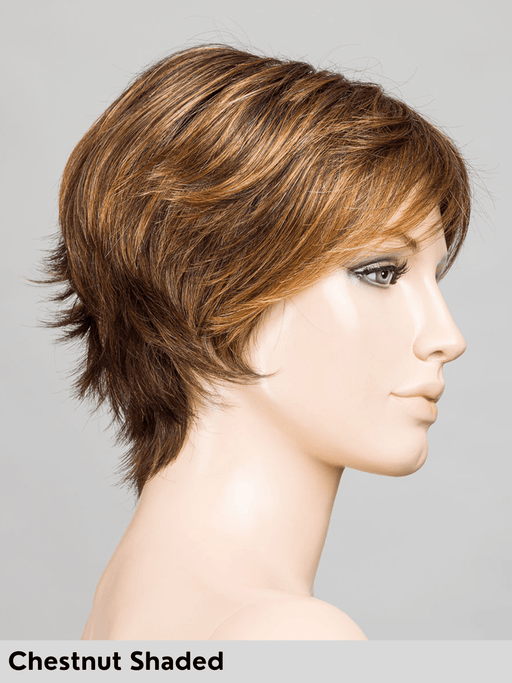 GILDA MONO - riga libera, attaccatura naturale - Wig Love - Parrucca SinteticaChestnut Shaded