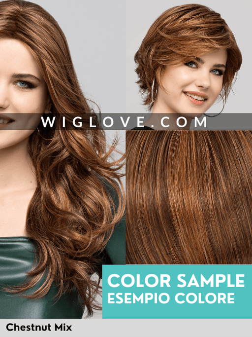 VISION MIDNIGHT - fatta a macchina - Wig Love - Parrucca SinteticaDark Brown 4/6