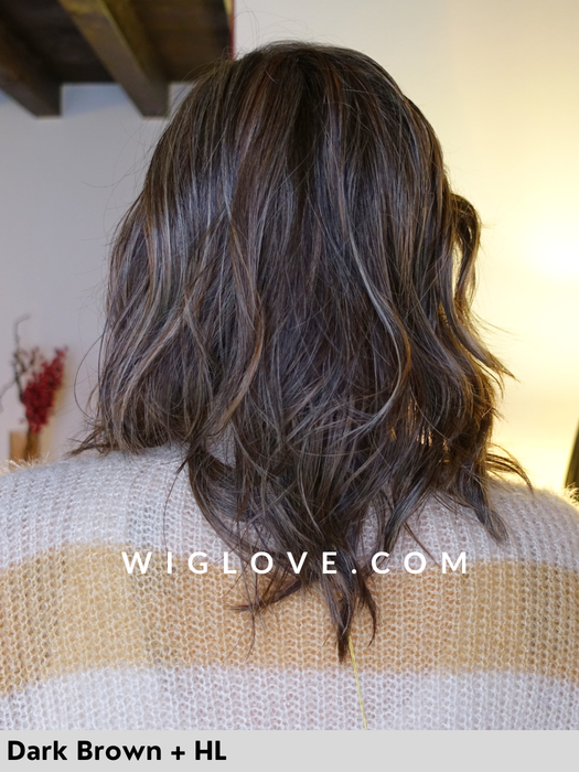 chicago belle tress parrucca mossa alle spalle scalata fibra sintetica termoresistente lacefront riga sinistra city collection 