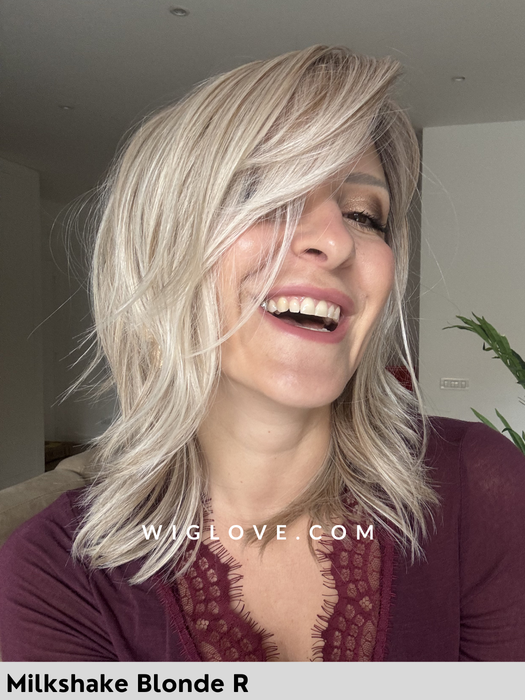 chicago belle tress parrucca mossa alle spalle scalata fibra sintetica termoresistente lacefront riga sinistra city collection 