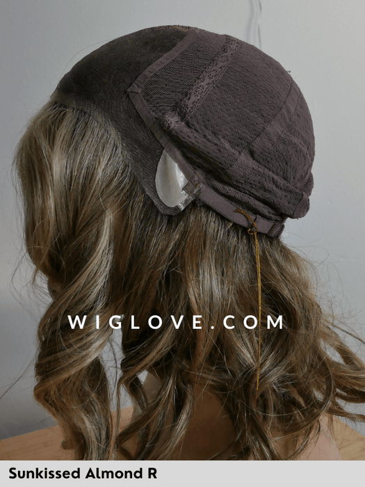 CHLOE - 100% fatta a mano, attaccatura estesa, antiscivolo - Wig Love - Parrucca SinteticaToasted Walnut R