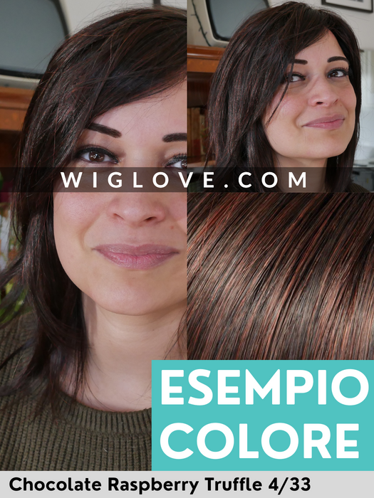 Parrucca Jon Renau, Chocolate Raspberry Truffle, 4/33, wig love, parrucca castana