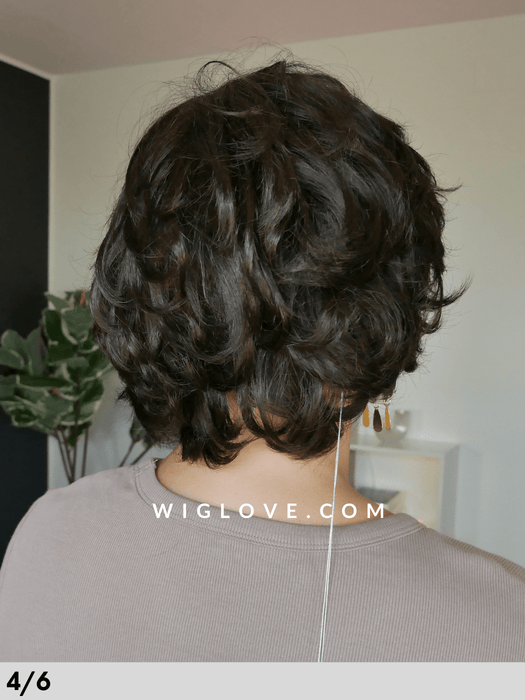 CHRISTINA - Fatta a macchina - Wig Love - Parrucca Sintetica4/6RK