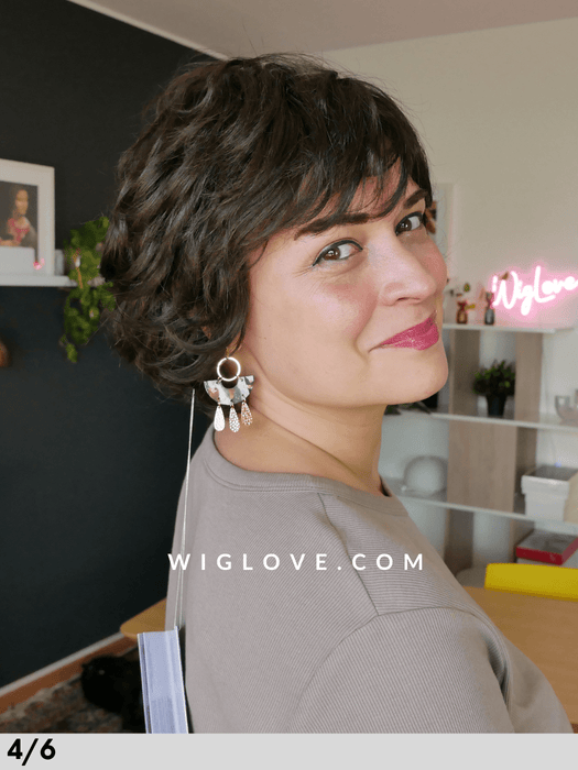 CHRISTINA - Fatta a macchina - Wig Love - Parrucca Sintetica4/6RK