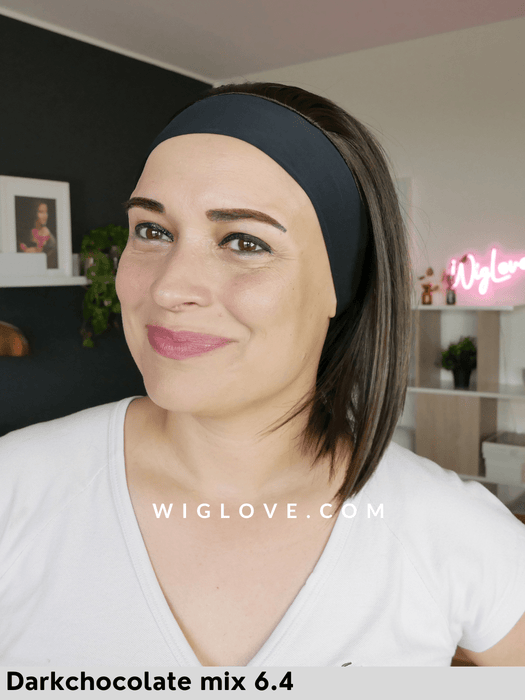 CIDRE - Fascia con Capelli - Pronta Consegna 24/48 ore - Wig Love - TopperDark Chocolate Mix