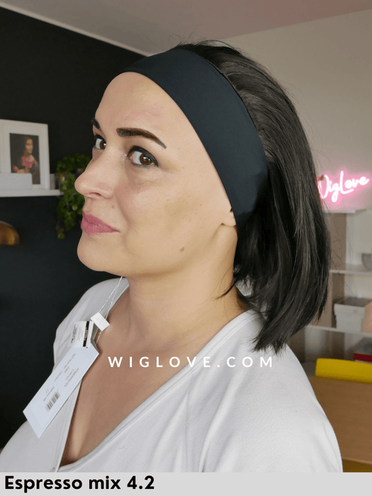 CIDRE - Fascia con Capelli - Fibra Sintetica - Wig Love - TopperEspresso Mix