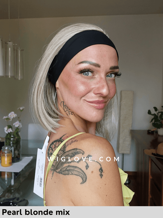 CIDRE ELLEN WILLE fascia con capelli sintetici termoresistenti fascia mare 