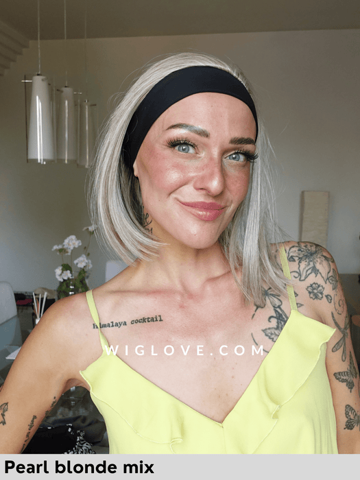 CIDRE ELLEN WILLE fascia con capelli sintetici termoresistenti fascia mare 