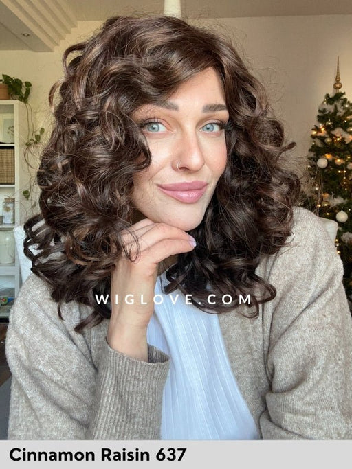 NUBA - attaccatura naturale, riga sinistra - Wig Love - Parrucca SinteticaCinnamon Raisin 637