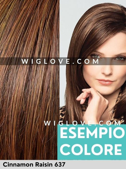 MIKA LARGE - attaccatura naturale, riga sinistra - Wig Love - Parrucca SinteticaCinnamon Raisin 637